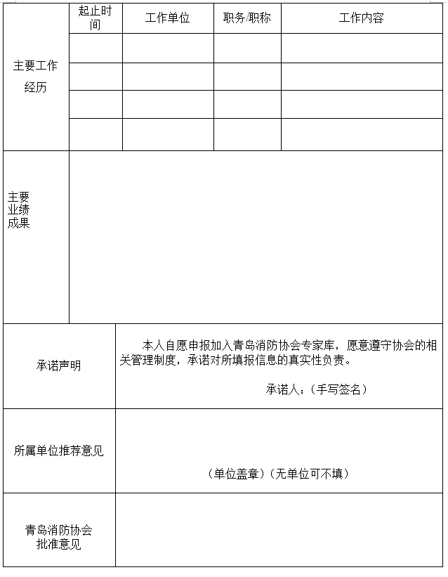 青島消防協會關于建立消防專家庫的通知