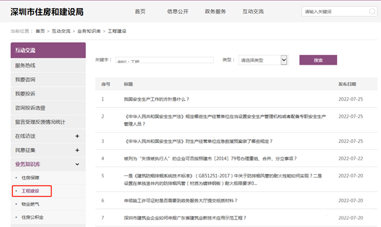 深圳住建關于消防防排煙問題的答疑！