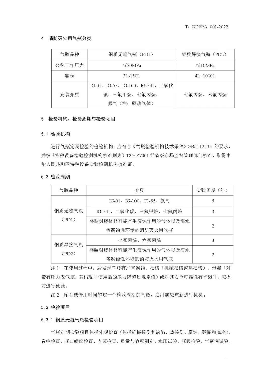 《消防滅火用氣瓶定期檢驗(yàn)與評定》報(bào)批稿