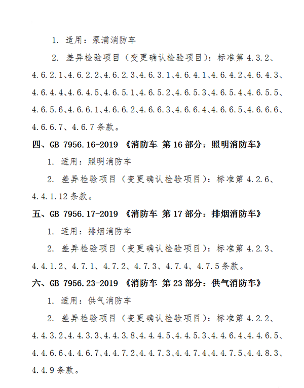 關(guān)于消防車產(chǎn)品認證實施規(guī)則修訂及部分產(chǎn)品執(zhí)行新標(biāo)準(zhǔn)有關(guān)要求的通知