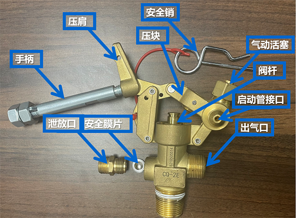 固定二氧化碳滅火系統氣瓶瓶頭閥“安全銷”要不要拔掉